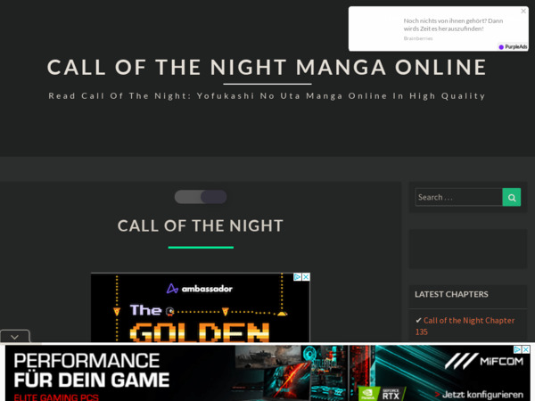 callofthenightmanga.com