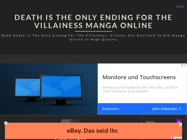 deathistheonlyendingforthevillainess.online