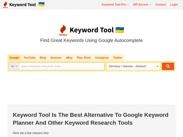 keywordtool.io