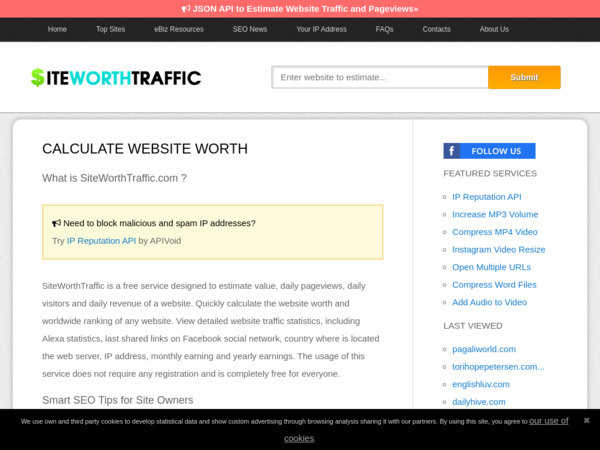 siteworthtraffic.com